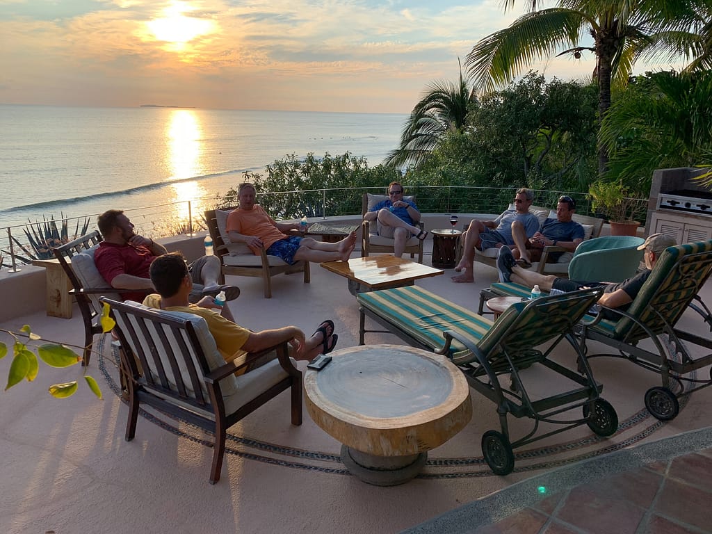 Mexico Retreat for Men Sunset in Paradise