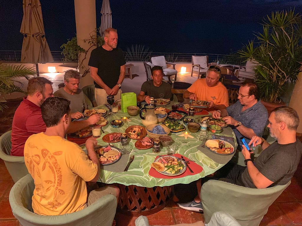 Mexico Retreat for Men Great Food